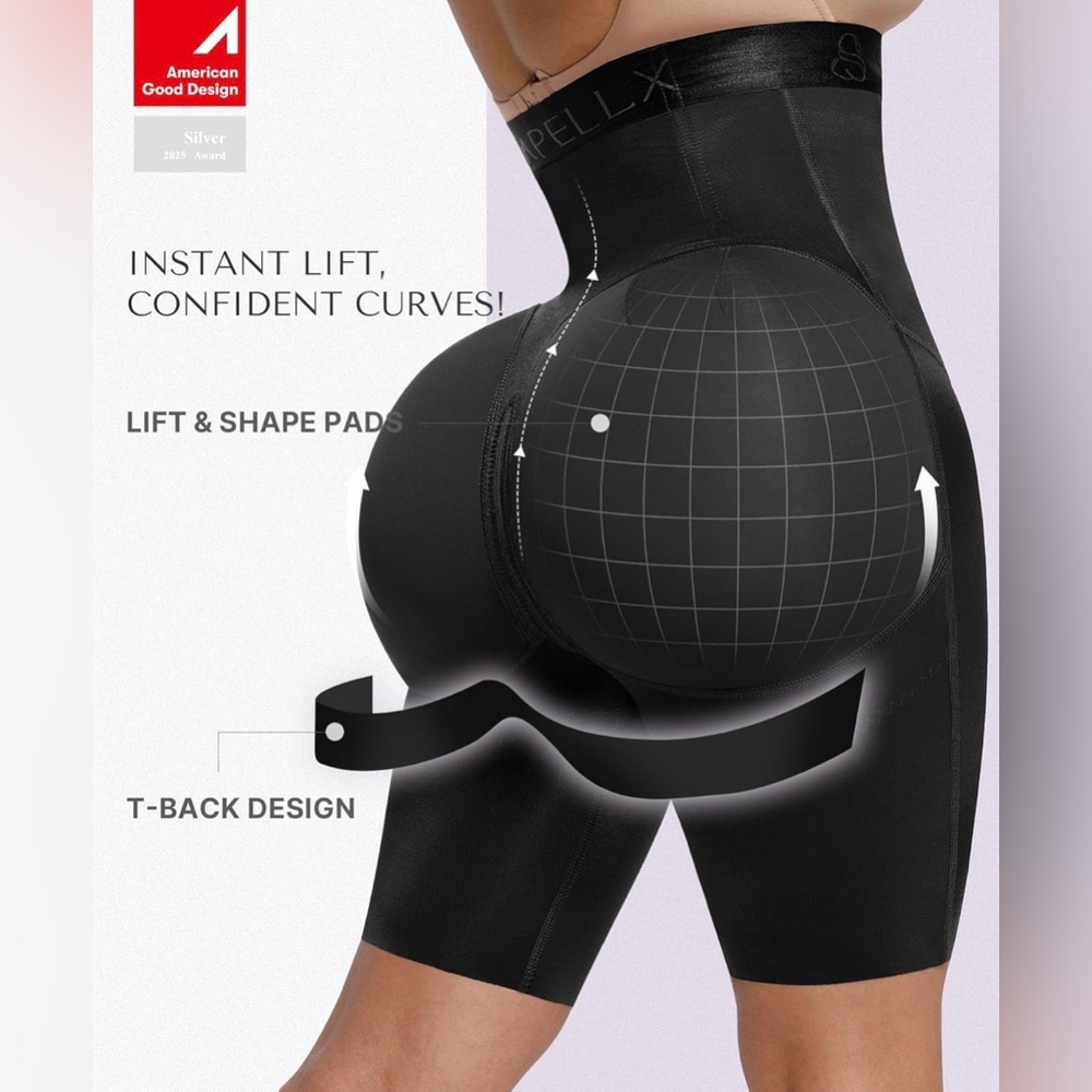 SHAPELLX Shapewear For Women Tummy Control High Waisted Body Shaper - Picture 3 of 10